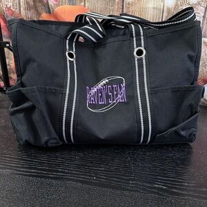 Baltimore Ravens Black/purple Customized Thirty-one Organizing Utility Tote